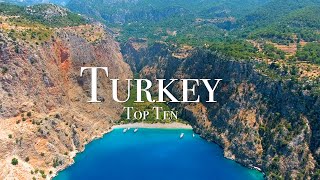 Top 10 Places To Visit In Turkey  4K Travel Guide [upl. by Kamaria]