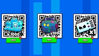 FREE x100 DEAD BOXES 🥳 AND CREDITS QR CODE  BRAWL STARS QR CODES 2024 🎁  BRAWL STARS NEW UPDATE [upl. by Etnuaed]