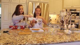 Gingerbread house With my sister Maddie first day of Kenzmas [upl. by Cher]