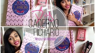 Caderno Fichario DIY  Faça você mesma [upl. by Maynord]