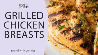 Easy Grilled Chicken Breasts [upl. by Inalaehon]