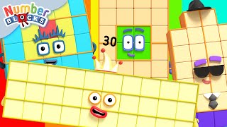 Arrays and Multiplication  Learn to Count  Numberblocks [upl. by Constantin]