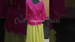 customized indo western dress festive womens clothing  trending subscribe [upl. by Gae]