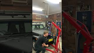 Removing The ARB bullbar to install the new winch jeeplife bfgoodrich jeeptj winch 4x4 arb tj [upl. by Lauro]