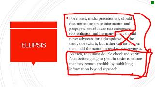 Copyreading When to use ellipses [upl. by Anafetse]