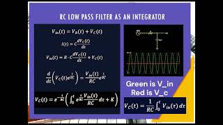 RC Low Pass as Integrator [upl. by Essirehc216]