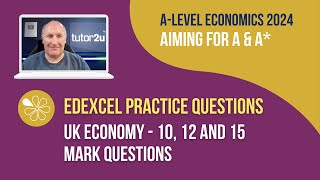 Edexcel Economics Paper 2 2024  Answering 10 12 amp 15 Mark Questions [upl. by Datnow135]