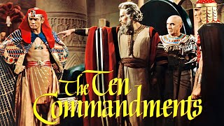 The Ten Commandments 1956 Movie  Charlton Heston Yul Brynner Anne  Review And Facts [upl. by Nnawaj]