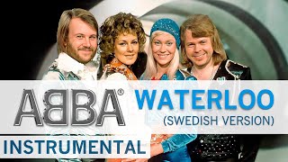 ABBA  Waterloo Swedish Version Instrumental [upl. by Anitan683]