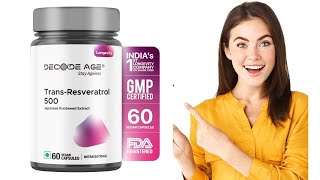 Decode Age Trans Resveratrol Supplement  Powerful Antioxidant for AntiAgeing [upl. by Gawain74]