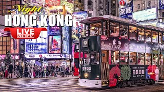 Live Hong Kong Travel TV ❤️ Colorful Hong Kong tourism  Tram ride Night market shopping tour [upl. by Dranyar]