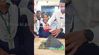 Volcano makingprocessଜ୍ଵାଳାମୁଖୀ shorts viralvideo funny physics experiment [upl. by Peltz]