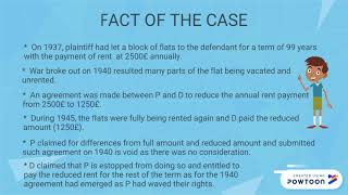 Central London Property Trust Limited v High Trees [upl. by Cr]