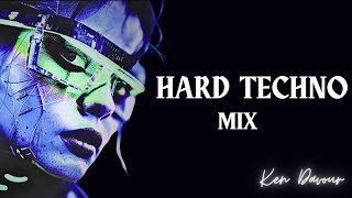 HARD TECHNO RAVE MIX  Oct 2024  150BPM  HD Visuals  Sara Landry Zentryc [upl. by Siduhey]