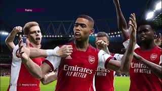 Arsenal vs Everton 21  English Premier League 202324  Epl Live Stream  Efootball Pes 21 Game [upl. by Garretson261]