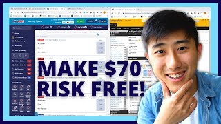 Make 70 Risk Free Sports Betting  Matched Betting Tutorial 2023 [upl. by Ylecic]