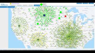 Advanced Host Monitor network map [upl. by Eelrebmik]