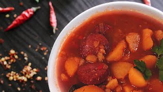 Patatas a la Riojana  іспанське рагу з ковбасою Chorizo [upl. by Joella]