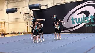 Våruppvisning 2024  Twisters Cheer Elite  Miniminior White [upl. by Hamil]