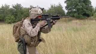 WE  M4 A1 GBB Rifle Slowmotion [upl. by Michigan]