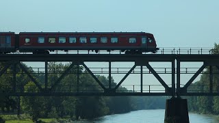 Mit dem 628 amp dem VT07 durch den Landshuter Süden mit sehr vielen schönen Brücken [upl. by Gnilrets]