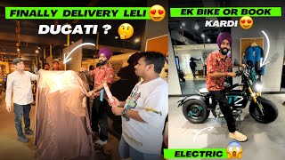 Finally Delivery leli 😍 ek or Dream Complete ❤️ 30 Lakh ki Bike  DUCATI [upl. by Retse140]