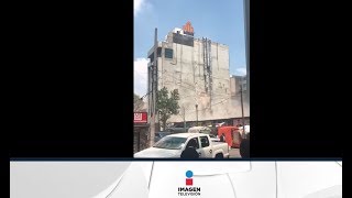 Sismo del 19 septiembre de 2017  Edificio de la Ciudad de México casi colapsa [upl. by Marius]