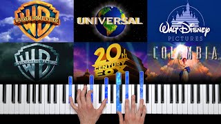 5 Famous Movie Intros  Easy and Slow Piano tutorial  Beginner [upl. by Asilanom886]