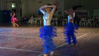 NEW STEP FINE CORSO 2018  DUO SYNCHRO LATIN  SAMBA  PIOMBINO 1662018 [upl. by Nomead]