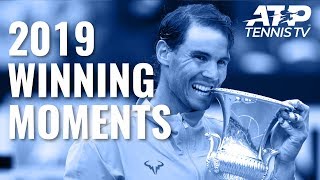 Every ATP Championship Point amp Trophy Lift in 2019 🏆 [upl. by Marmion]