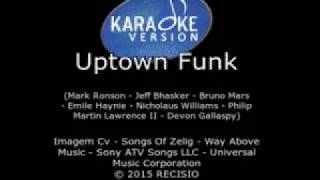 UPTOWN FUNK KARAOKE ICEMAN [upl. by Rolyks523]