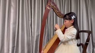 NZ 2024 Harp Performance Competition  Elementary  Elune [upl. by Nwahc]