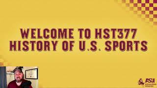 HST377 History of US Sports  Episode 1 Welcome amp 10 Cent Beer Night [upl. by Arinaid]