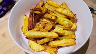 Papas fritas en freidora de aire ninja air fryer en 20 minutos [upl. by Fons547]