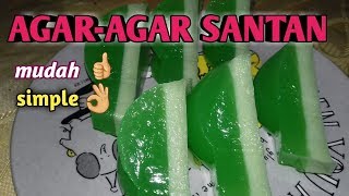 Resep agar santan pandan mudah banget [upl. by Ap]