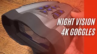 🔥REVIEW🔥 WISHBETY Night Vision Goggles Best 4K Infrared Digital Binoculars 2024 [upl. by Seiber785]