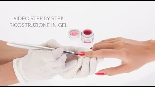 Tutorial ricostruzione unghie in gel con cartine nail form [upl. by Attekal515]