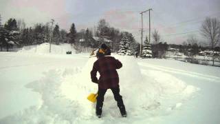 How to build an igloo in Canada [upl. by Yenduhc]