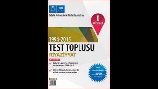 Riyaziyyat test toplusu 19942015Faiz nisbetTenasub 50100 ABUNE OL [upl. by Yelnikcm]