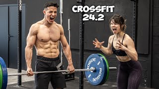 NOTRE PIRE ENTRAINEMENT EN COUPLE  crossfit open 242 jujufitcats [upl. by Ximena]