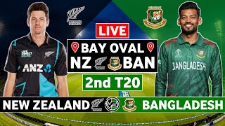 New Zealand vs Bangladesh 2nd T20 Live Scores  NZ vs BAN 2nd T20 Live Scores amp Commentary [upl. by Allerbag]