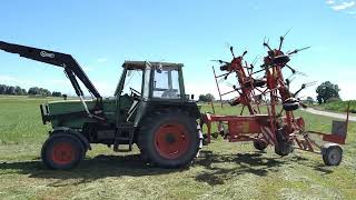 FarmVlog Heu mähen wenden einfahren [upl. by Gewirtz114]