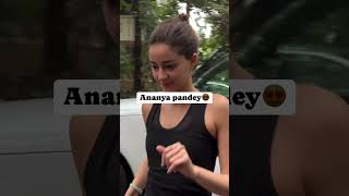 Ananya pandey spotted outside her gym in badnra 💯🥀 ytshorts love ananyapandey [upl. by Guglielmo]