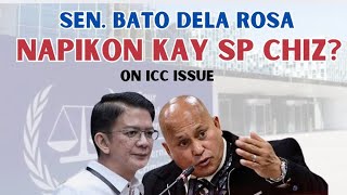 SEN BATO DELA ROSA NAPI K0Ñ KAY SP CHIZ DAHIL SA ICC [upl. by Shem565]