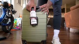 Wrangler Smart Luggage Set with Cup Holder and USB Port Review [upl. by Prisca]