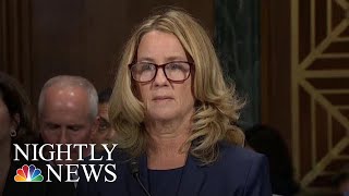 Brett Kavanaugh Accuser Dr Christine Blasey Ford Details Alleged Assault  NBC Nightly News [upl. by Alinna734]