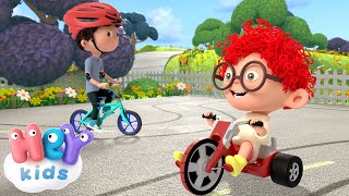 Fietsen Kinderliedje 🚲 Peuterfilmpjes Nederlands  HeyKids [upl. by Zsuedat]