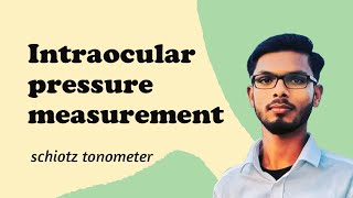 tonometerschiotz tonometer measurement IOP [upl. by Aloin616]