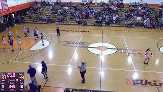 Elkins vs BuckhannonUpshur High School Girls Varsity Basketball [upl. by Soane969]