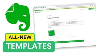 The new Evernote Templates [upl. by Ojeitak137]